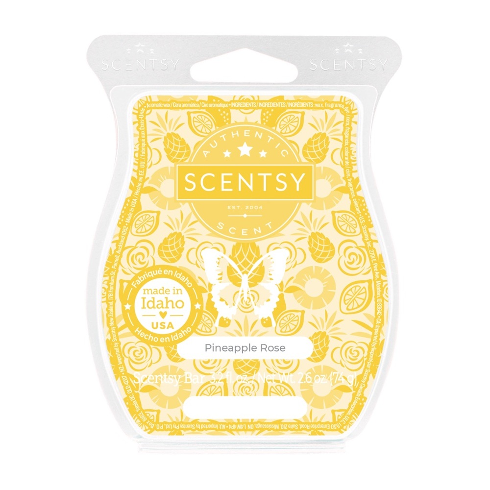 SCENTSY Pineapple Rose Wax Bar